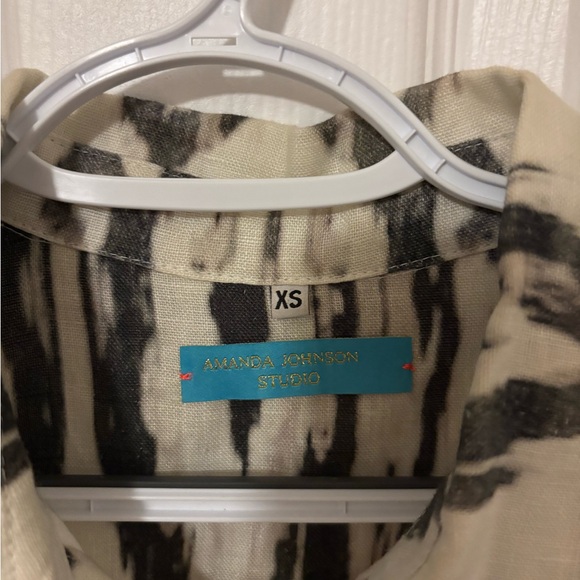 Amanda Johnson Studio Linen Dress XS - Picture 3 of 5
